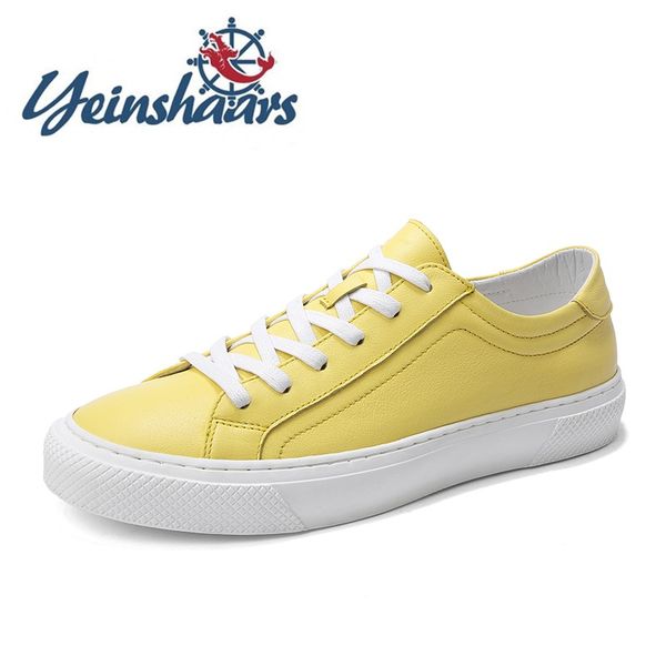 2020 new mens shoes leather sneakers walking shoes fashion casual lace-up solid male comfortable yellow white, Black
2020 new mens shoes leather sneakers walking shoes fashion casual lace-up solid male comfortable yellow white, Black