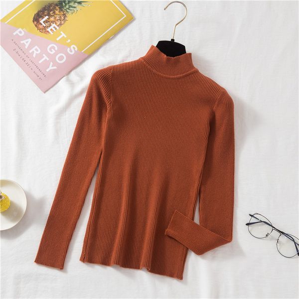 pull femme elasticity knitted sweater women clothes 2020 thin autumn half turtleneck casual woman pullover sueter mujer femme, White;black
pull femme elasticity knitted sweater women clothes 2020 thin autumn half turtleneck casual woman pullover sueter mujer femme, White;black