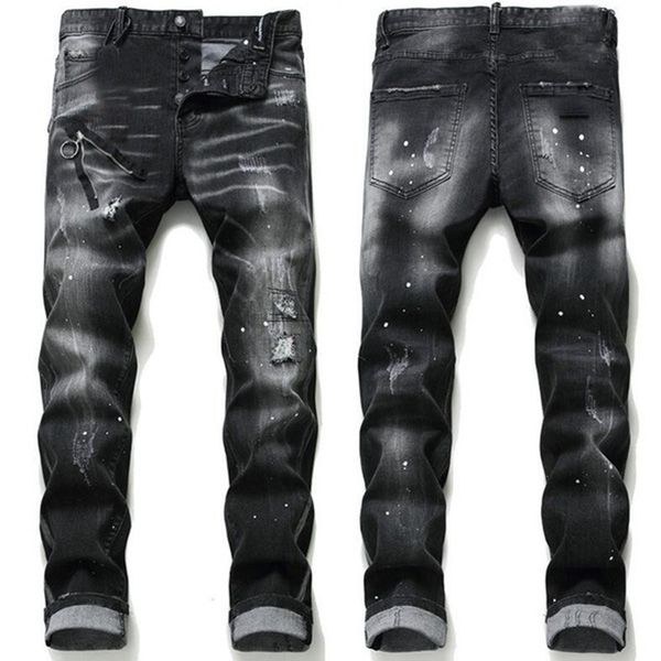 mens rips stretch black jeans fashion slim fit washed motocycle denim pants panelled hip hop trousers a17, Blue
mens rips stretch black jeans fashion slim fit washed motocycle denim pants panelled hip hop trousers a17, Blue