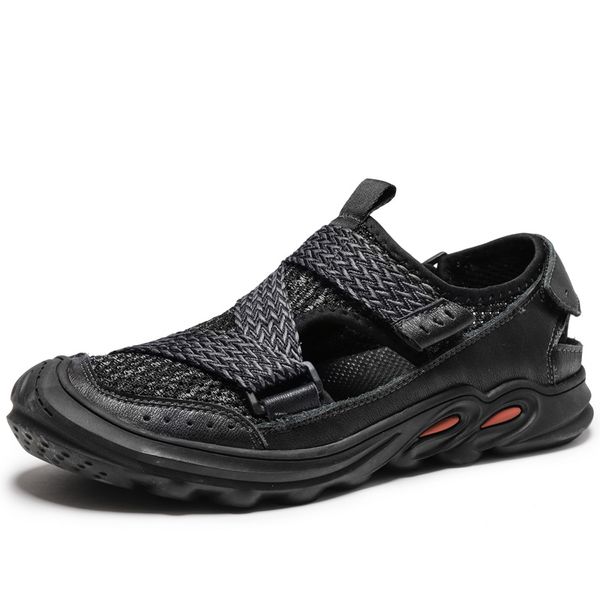 sandals men's summer comfortable men shoes classic soft fashion beach sneakers size 38-46, Black
sandals men's summer comfortable men shoes classic soft fashion beach sneakers size 38-46, Black