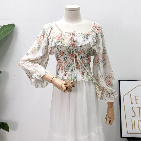 chiffon short blouses women 2020 korean style white shirts vetement femme floral bubble sleeves belt lotus leaf tight ropa
chiffon short blouses women 2020 korean style white shirts vetement femme floral bubble sleeves belt lotus leaf tight ropa
