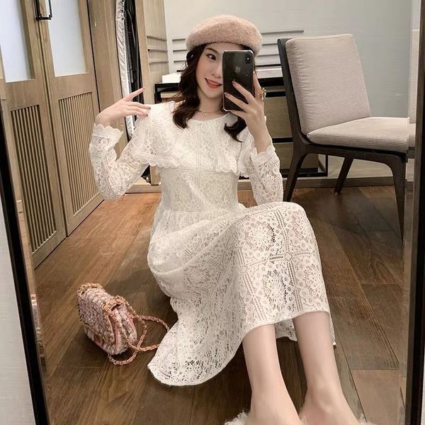 plus size party oversized woman winter elegant evening ladies dress 2020 spring slim black white lace long dress female a5888, Black;gray
plus size party oversized woman winter elegant evening ladies dress 2020 spring slim black white lace long dress female a5888, Black;gray