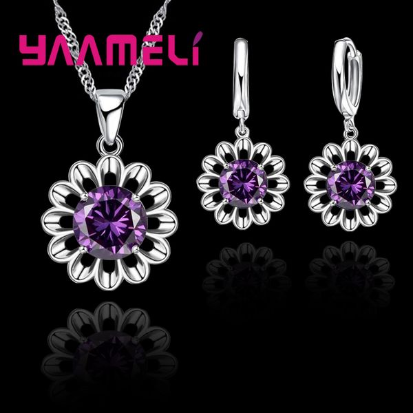 925 sterling silver wedding jewelry set for women crystal pendant necklace hoop earring biggest promotion
925 sterling silver wedding jewelry set for women crystal pendant necklace hoop earring biggest promotion