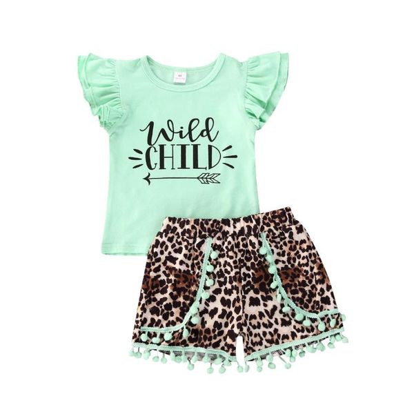 baby girl summer casual shorts suit flying sleeve letter print t-shirt + leopard print shorts casual loose style clothes, White
baby girl summer casual shorts suit flying sleeve letter print t-shirt + leopard print shorts casual loose style clothes, White