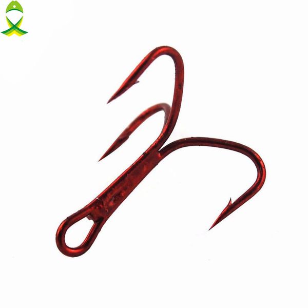 jsm 40pcs/lot high carbon steel treble red fishing hooks round bent triple hook for fishing lure tackle
jsm 40pcs/lot high carbon steel treble red fishing hooks round bent triple hook for fishing lure tackle