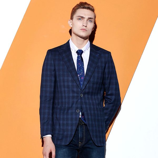 blazer men 2020 autumn suits jacket blue plaid casual full sleeve single breasted business man wedding groom party father gifts, White;black
blazer men 2020 autumn suits jacket blue plaid casual full sleeve single breasted business man wedding groom party father gifts, White;black