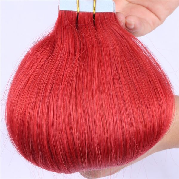 straight wave tape in human hair extensions 80pcs red remy skin weft hair extensions 200g, Black
straight wave tape in human hair extensions 80pcs red remy skin weft hair extensions 200g, Black