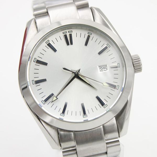 2 color classic white dial master aqua terra 150m mens 39mm automatic mechanical co-axial stainless steel glass back sports sea mens watches, Slivery;brown
2 color classic white dial master aqua terra 150m mens 39mm automatic mechanical co-axial stainless steel glass back sports sea mens watches, Slivery;brown