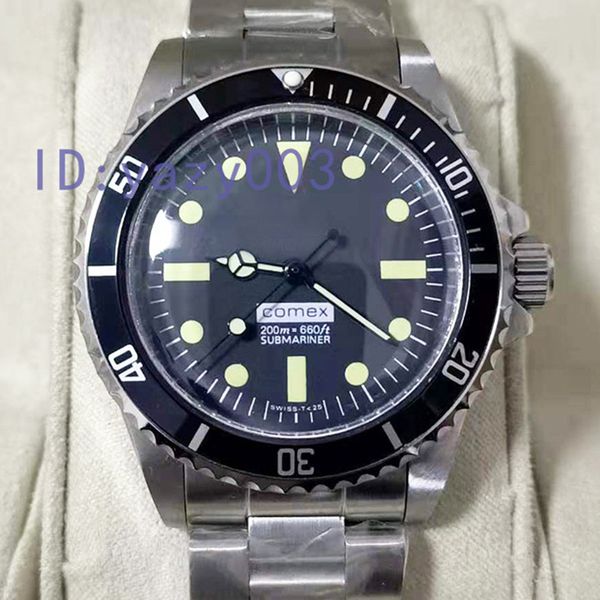 2020 classic watch comex vintage orologio mariner 5514 asia movement automatic mechanical movement stainless steel fashion mens wristwatches, Slivery;brown
2020 classic watch comex vintage orologio mariner 5514 asia movement automatic mechanical movement stainless steel fashion mens wristwatches, Slivery;brown