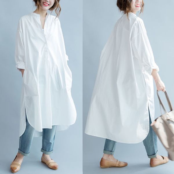 women shirt dress long sleeve dress long loose asymmetric casual women shirt dress white summer cotton plus size, Black;gray
women shirt dress long sleeve dress long loose asymmetric casual women shirt dress white summer cotton plus size, Black;gray