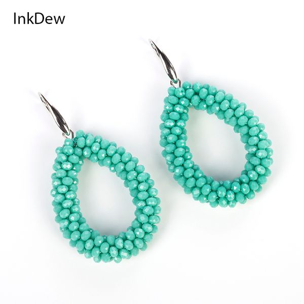 inkdew spring colors new water drop earrings for women faceted beads handmade crystal earring big earrings long earrings vintage, Silver
inkdew spring colors new water drop earrings for women faceted beads handmade crystal earring big earrings long earrings vintage, Silver