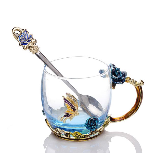 new gh classic rose glass mug with a spoon old fashioned flower water red wine whiskey beer tea cup transparent drinkware
new gh classic rose glass mug with a spoon old fashioned flower water red wine whiskey beer tea cup transparent drinkware
