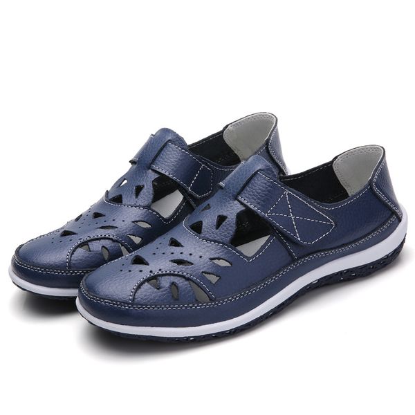 hollow out women's sandals 2020 new trendy hook&loop ladies flat shoes solid color comfortable casual female beach shoes, Black
hollow out women's sandals 2020 new trendy hook&loop ladies flat shoes solid color comfortable casual female beach shoes, Black