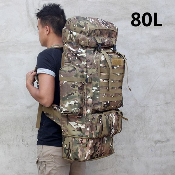 80l large capacity outdoor camo tactical backpack wear-resistant waterproof oxford rucksack hiking travel sports climbing bags
80l large capacity outdoor camo tactical backpack wear-resistant waterproof oxford rucksack hiking travel sports climbing bags