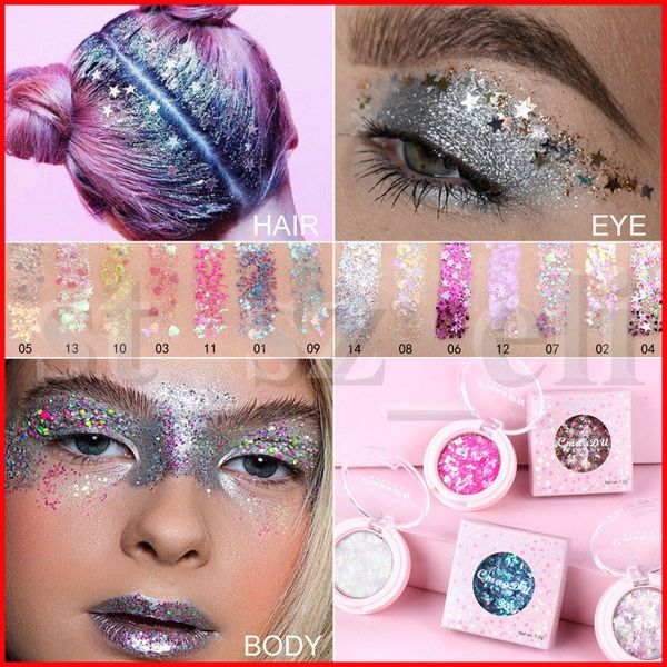 cmaadu 12 цветов single glitter eye shadow алмазные блестки блестящие eyeshadow powder cream сияющий star moon формы сердца макияж глаза
cmaadu 12 цветов single glitter eye shadow алмазные блестки блестящие eyeshadow powder cream сияющий star moon формы сердца макияж глаза