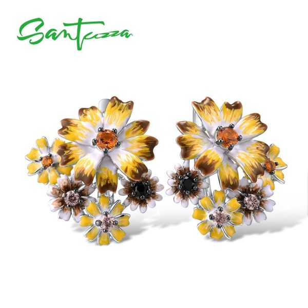 santuzza silver earrings for women authentic 925 sterling silver shine yellow nano cubic zirconia glamorous fine jewelry cx200624, Golden
santuzza silver earrings for women authentic 925 sterling silver shine yellow nano cubic zirconia glamorous fine jewelry cx200624, Golden
