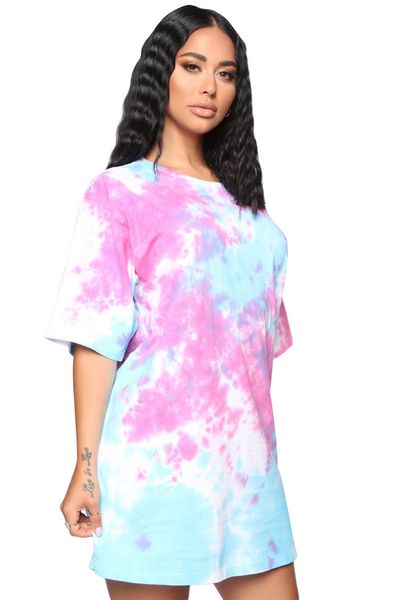 multi color tie dye digital printing new fashion loose round neck five point sleeve dresses summer casual ladies dresses, Black;gray
multi color tie dye digital printing new fashion loose round neck five point sleeve dresses summer casual ladies dresses, Black;gray