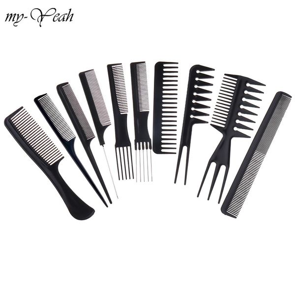 10 styles tangle detangling 5 pc combs barber brushes anti-static pro salon hair care styling tools
10 styles tangle detangling 5 pc combs barber brushes anti-static pro salon hair care styling tools