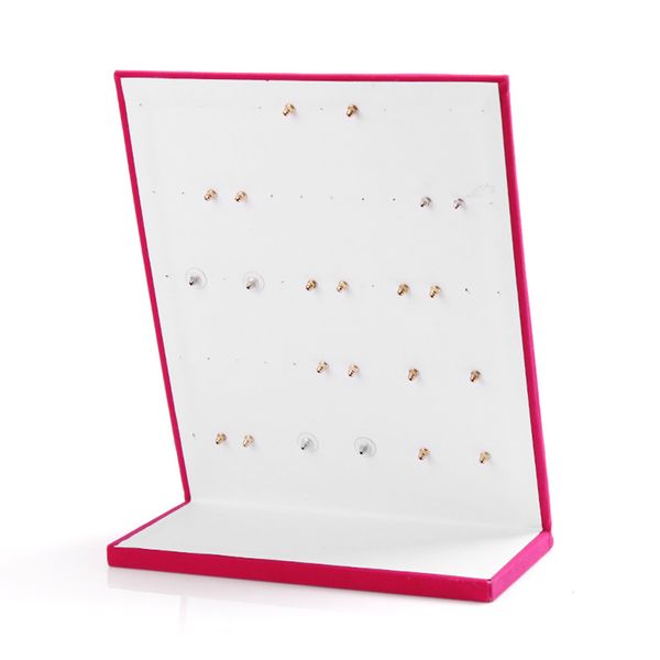 60 holes l-type suede jewelry stand earrings ear studs display holder organizer new, Black;white
60 holes l-type suede jewelry stand earrings ear studs display holder organizer new, Black;white