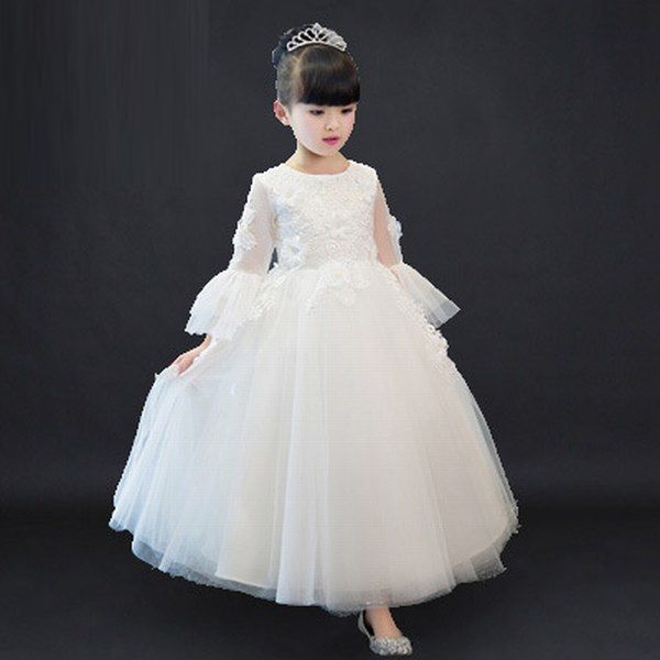 charming princess pageant flower girl dress wedding bridesmaid dance performance party prom gowns children dress smt112, White;blue
charming princess pageant flower girl dress wedding bridesmaid dance performance party prom gowns children dress smt112, White;blue