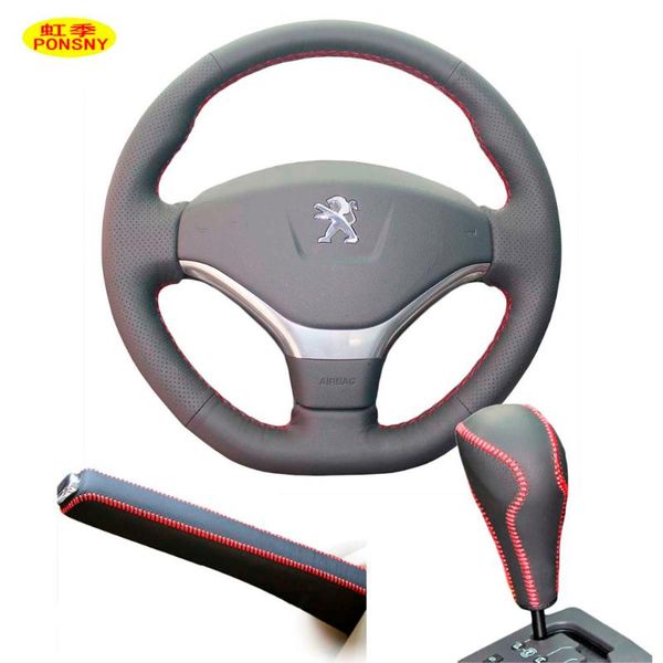 ponsny car steering/gear/handbrake genuine leather covers case for 308 408 2011-2015 auto hand-stitched cover
ponsny car steering/gear/handbrake genuine leather covers case for 308 408 2011-2015 auto hand-stitched cover
