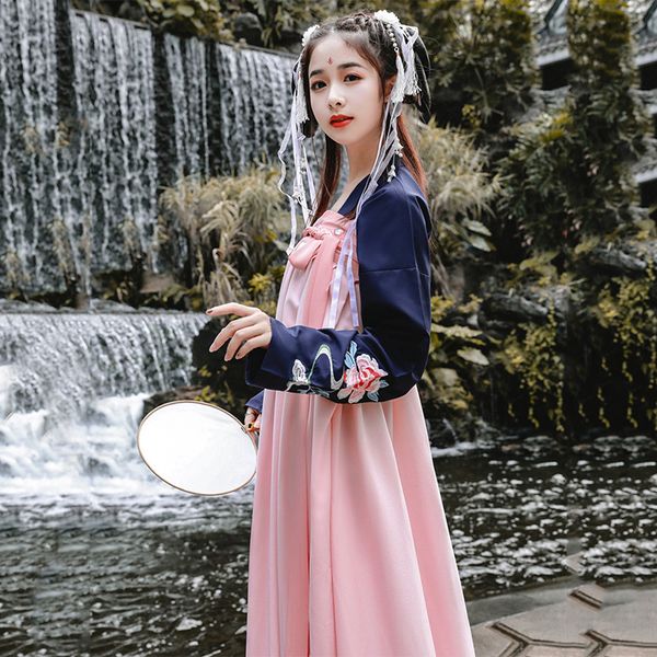retro dance costume women hanfu chinese traditional stage wear for singers folk dress oriental perform festival outfit dc1848, Black;red
retro dance costume women hanfu chinese traditional stage wear for singers folk dress oriental perform festival outfit dc1848, Black;red