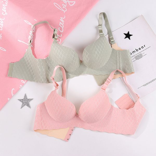 new style non-steel ring thick push up small bust hipster girl's-non-trace bra, Red;black
new style non-steel ring thick push up small bust hipster girl's-non-trace bra, Red;black