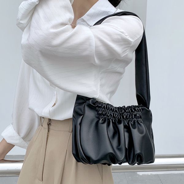 soft leather for women 2020 new pleated bag commuter bag soft surface shoulder message
soft leather for women 2020 new pleated bag commuter bag soft surface shoulder message