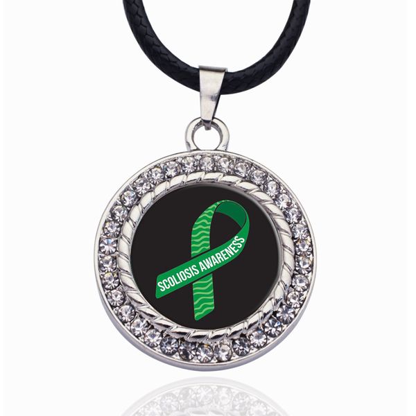 scoliosis awareness circle charm necklace for crystal stars pendant chain necklaces & chokers fashion jewelry, Bronze;silver
scoliosis awareness circle charm necklace for crystal stars pendant chain necklaces & chokers fashion jewelry, Bronze;silver