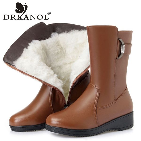 drkanol fashion women snow boots wedges thick wool winter warm women boots side zipper rhinestone women fur mid-calf boots h7865 t200425, Black
drkanol fashion women snow boots wedges thick wool winter warm women boots side zipper rhinestone women fur mid-calf boots h7865 t200425, Black