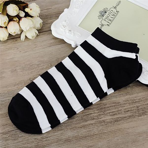 socks women summer 1pairs women and men comfortable stripe cotton sock slippers short ankle socks m#6, Black;white
socks women summer 1pairs women and men comfortable stripe cotton sock slippers short ankle socks m#6, Black;white