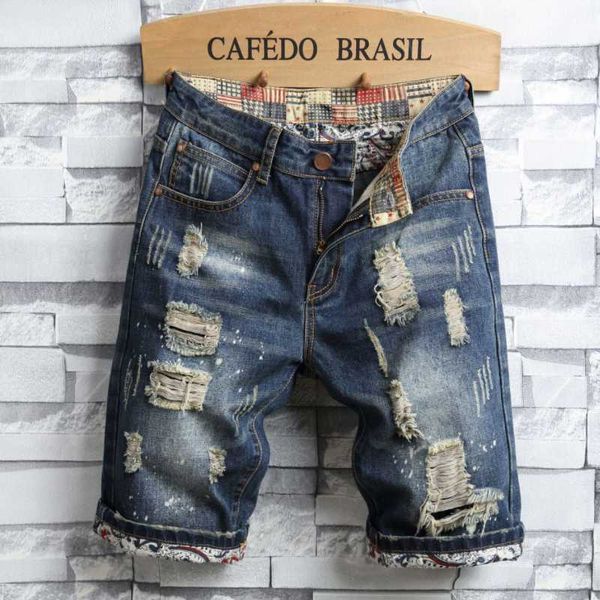 mens summer hole denim shorts knee length mens blue straight short jeans good quality male cotton casual jeans shorts size 40
mens summer hole denim shorts knee length mens blue straight short jeans good quality male cotton casual jeans shorts size 40