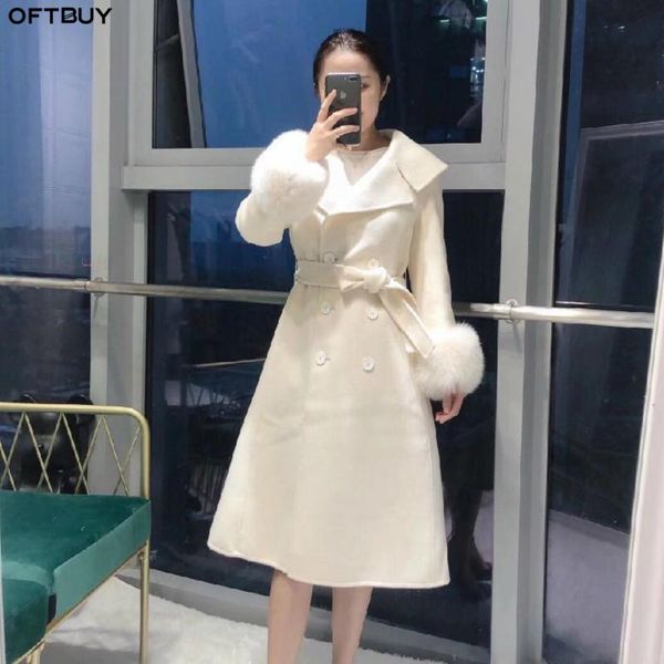 oftbuy 2020 real fur coat winter jacket women 100% natural fur cuffs cashmere wool blends outerwear thick warm streetwear, Black
oftbuy 2020 real fur coat winter jacket women 100% natural fur cuffs cashmere wool blends outerwear thick warm streetwear, Black