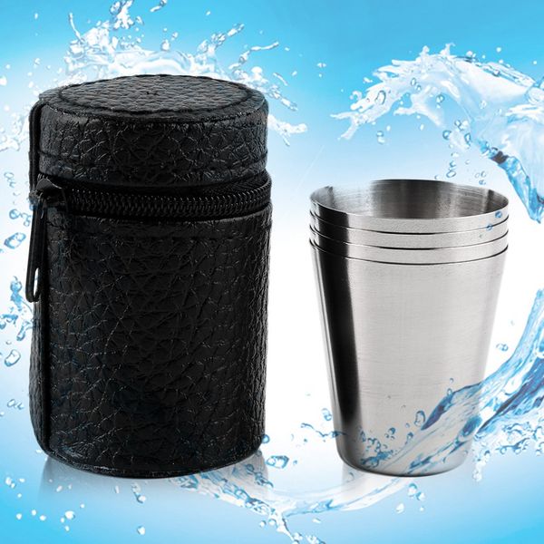 4pcs stainless steel travel cover mug camping cup mug drinking coffee beer with case ideal for camping holiday picnic
4pcs stainless steel travel cover mug camping cup mug drinking coffee beer with case ideal for camping holiday picnic