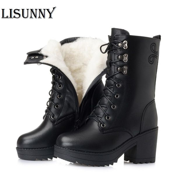 2020 plus size winter long boots women new genuine leather boots women snow shoes rubber wool, Black
2020 plus size winter long boots women new genuine leather boots women snow shoes rubber wool, Black