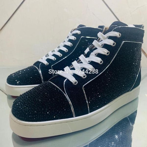 high handmade blue glitter leather crystal silver line rivet prom loafers red bottom runner sports shoes for men flat casual, Black
high handmade blue glitter leather crystal silver line rivet prom loafers red bottom runner sports shoes for men flat casual, Black