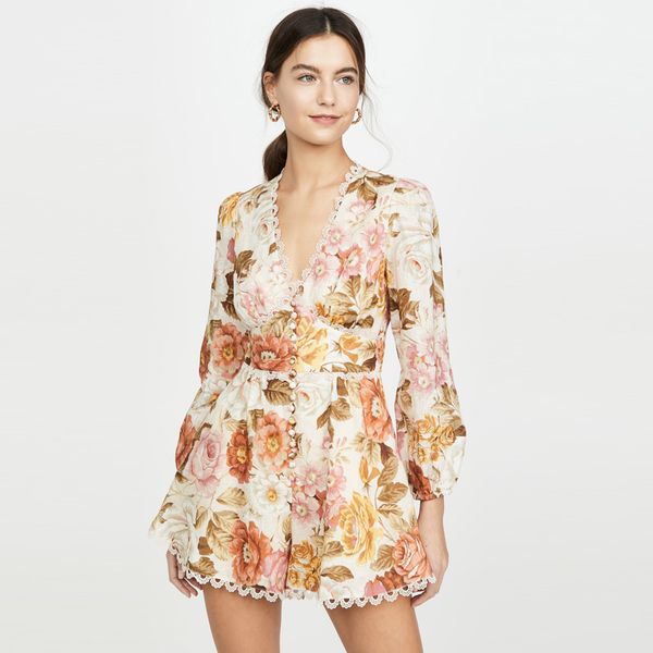 women's jumpsuits & rompers boho inspired floral romper women bonita button through playsuit long sleeve deep v-neck super chic bodysui, Black;white
women's jumpsuits & rompers boho inspired floral romper women bonita button through playsuit long sleeve deep v-neck super chic bodysui, Black;white