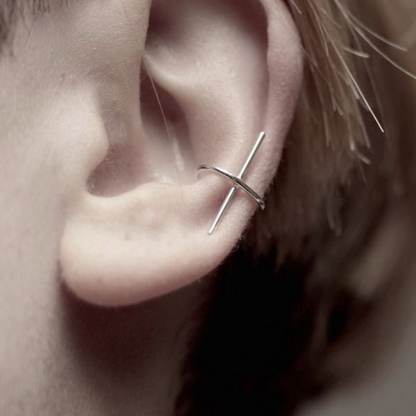1piece cool fashion simplicity designed copper metal stick ear auricle non-piercing ear cuff earrings brinco de meninas, Silver
1piece cool fashion simplicity designed copper metal stick ear auricle non-piercing ear cuff earrings brinco de meninas, Silver