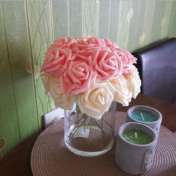 10 heads 8cm new colorful artificial pe foam rose flowers bride bouquet home wedding decor scrapbooking diy supplies
10 heads 8cm new colorful artificial pe foam rose flowers bride bouquet home wedding decor scrapbooking diy supplies