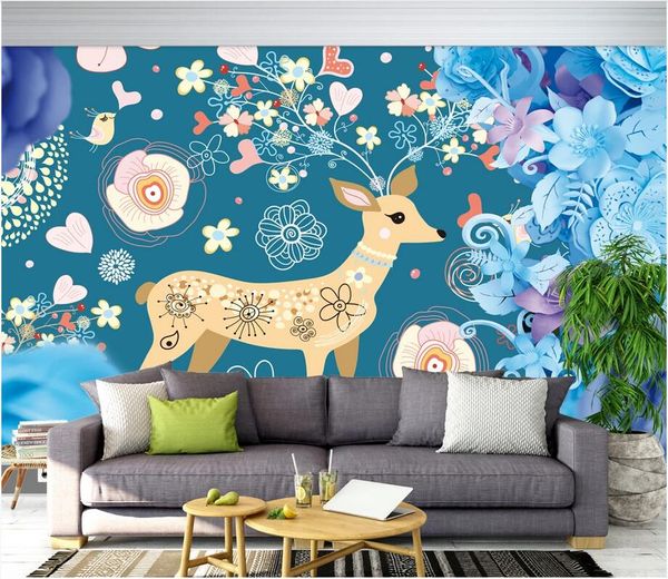 wdbh custom p beautiful flower european style deer living room tv background wall stickers home decor murals wallpaper for walls 3 d
wdbh custom p beautiful flower european style deer living room tv background wall stickers home decor murals wallpaper for walls 3 d
