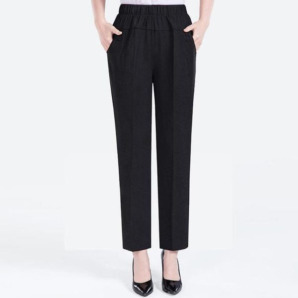 fashion women solid color pants pocket high waist plus size trousers casual straight thin pants mujer pantalones, Black;white
fashion women solid color pants pocket high waist plus size trousers casual straight thin pants mujer pantalones, Black;white