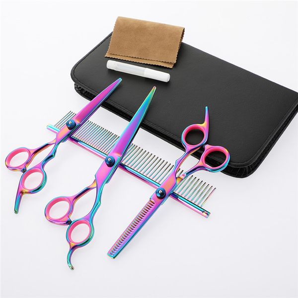stainless steel scissors hair professional barber salon hairdressing shears cutting styling tool 6 inch rainbow pets scissors 
stainless steel scissors hair professional barber salon hairdressing shears cutting styling tool 6 inch rainbow pets scissors