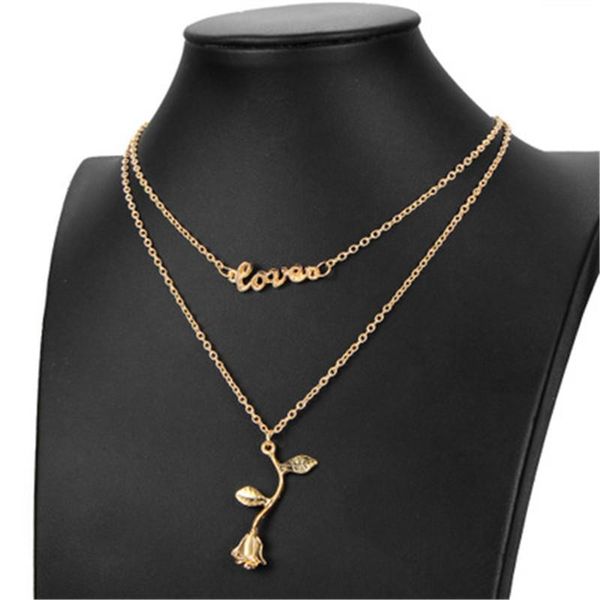 ndf rose flower pendant necklace for women 3 colors vintage boho botanical necklace glamour fashion party gifts, Silver
ndf rose flower pendant necklace for women 3 colors vintage boho botanical necklace glamour fashion party gifts, Silver