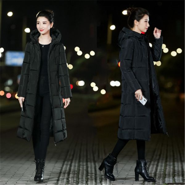 abrigo de algodón acolchado largo para mujer moda salvaje de invierno 2019, Black
abrigo de algodón acolchado largo para mujer moda salvaje de invierno 2019, Black