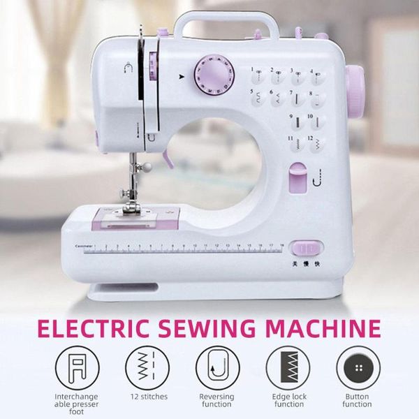 purple white single needle sewing electric sewing machine mini machine small portable multifunctional automatic, Black
purple white single needle sewing electric sewing machine mini machine small portable multifunctional automatic, Black