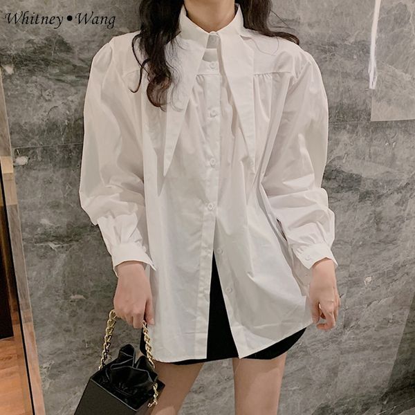 whitney wang blouses 2020 spring fashion streetwear korea style brief white blouse women blusas office lady shirt top
whitney wang blouses 2020 spring fashion streetwear korea style brief white blouse women blusas office lady shirt top