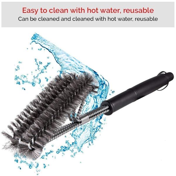 barbecue brush 3 in 1 barbecue grill brush cleaning with stainless steel wire very suitable for gas grill clean
barbecue brush 3 in 1 barbecue grill brush cleaning with stainless steel wire very suitable for gas grill clean
