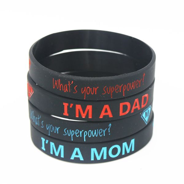 1pc fashion i am a dad/mom silicone wristband black silicone rubber bracelets &bangles family gift jewelry sh116, Golden;silver
1pc fashion i am a dad/mom silicone wristband black silicone rubber bracelets &bangles family gift jewelry sh116, Golden;silver