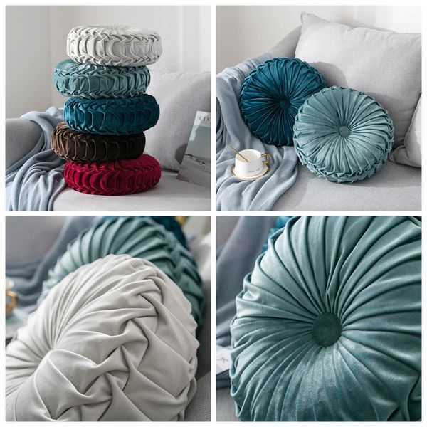 velvet pleated round pumpkin throw pillow couch cushion floor pillow decorative for home chair bed car
velvet pleated round pumpkin throw pillow couch cushion floor pillow decorative for home chair bed car