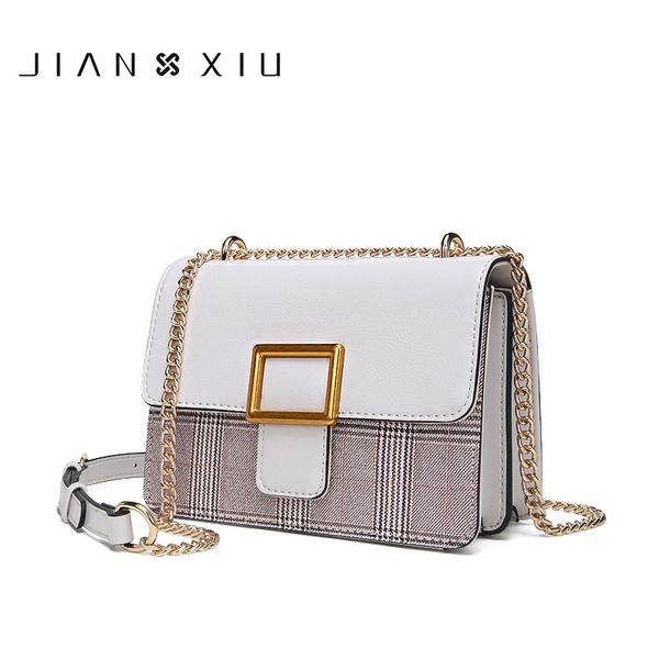 jianxiu brand women messenger bags female lattice texture shoulder crossbody bags chain belt strap 2019 new small pu leather bag
jianxiu brand women messenger bags female lattice texture shoulder crossbody bags chain belt strap 2019 new small pu leather bag